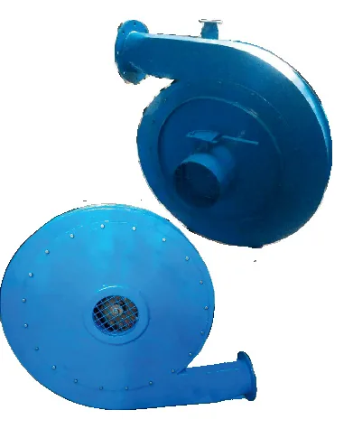 Blue centrifugal air blower