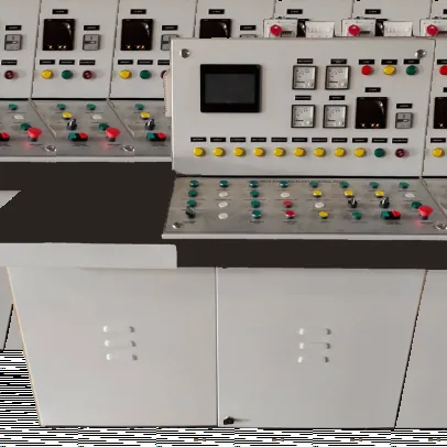 Auto control panel with switches and display